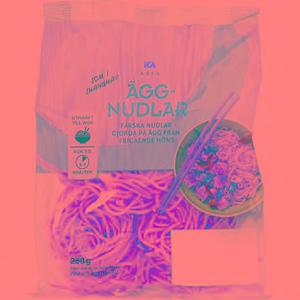 ICA Asia Äggnudlar färska 250g
