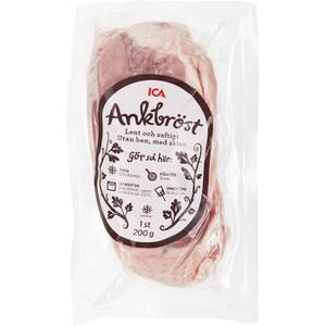 ICA Ankbröst Fryst 200g