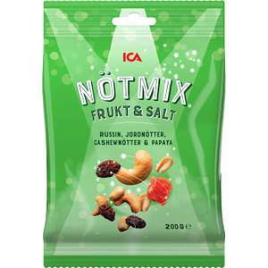 ICA Nut & Fruitmix 200g