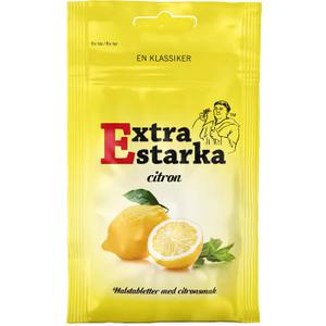 Karamellpojkarna Halstabletter Extra starka Citron 80g