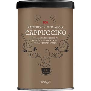 ICA Snabbkaffe Cappuccino 200g
