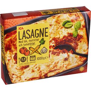 ICA Lasagne Bolognese fryst 1000g