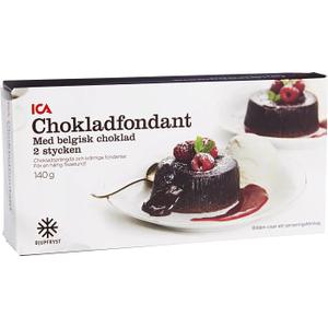 ICA Chokladfondant Fryst 2-p 140g