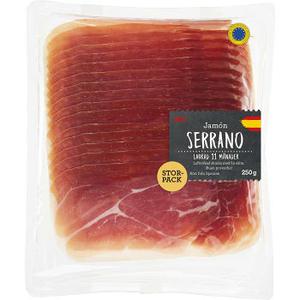 ICA Jamón Serranoskinka 250g