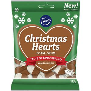 Fazer Godis Skum Christmas Hearts 175g