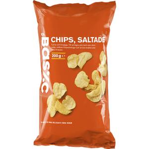ICA Basic Naturella Chips 200g