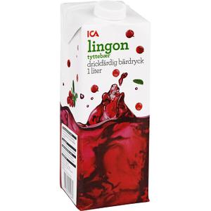 ICA Lingondryck Drickfärdig 1l