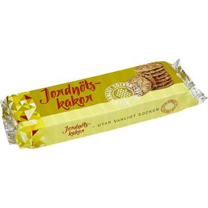 Vagott Jordnötskakor utan vanligt socker 175g