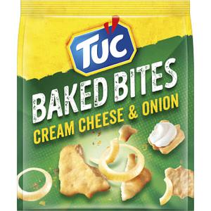 Tuc Kexbitar Baked Bites Färskost & lök 110g