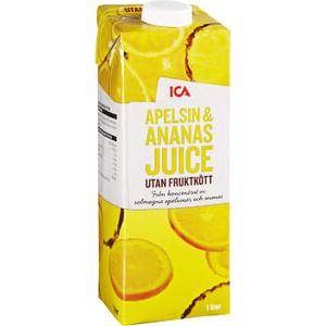 ICA Apelsin & ananasjuice 1l