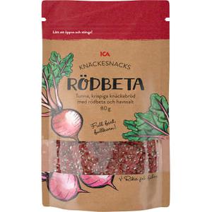 ICA Knäckesnacks Rödbeta 80g