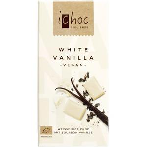 ichoc Choklad White vanilla Vegan Ekologisk 80g