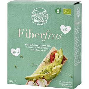 Olivedals Frasbröd FiberFras Veganskt 100g