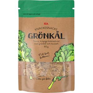 ICA Knäckesnacks Grönkål 80g