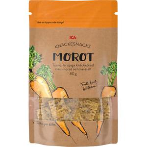ICA Knäckesnacks Morot 80g