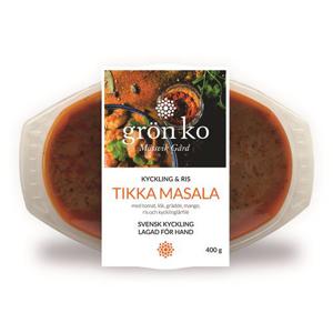 Grön Ko Kyckling & Ris Tikka Masala 400g