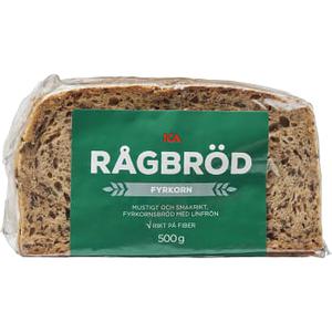 ICA Rågbröd fyra korn 500g