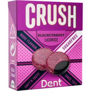 Dent Tabletter Crush Blackcurrant/Licorice 25g