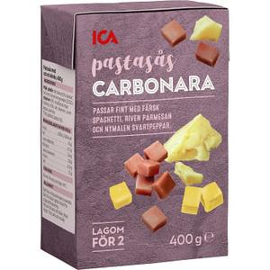 ICA Pastasås Carbonara Ost & Skinka 400g