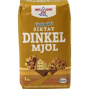 Berte Qvarn Siktat Dinkelmjöl 1kg KRAV