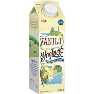 ICA Vaniljyoghurt Mild 2% 1000g