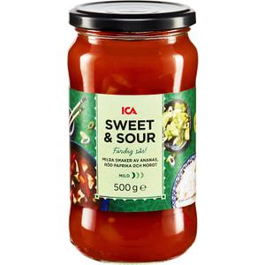 ICA Sweet & sour Mild Färdig sås 500g