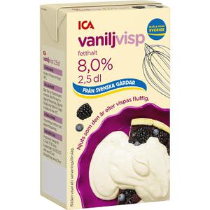 ICA Vaniljvisp 8,5% 2,5dl
