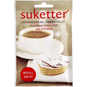Suketter Sötningsmedel Snabblösligt Refill 400st