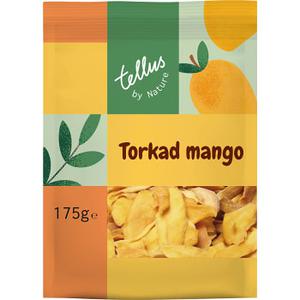 Tellus Torkad Mango 175g