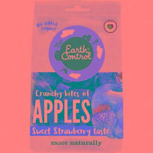 Earth Control Apple Bites Strawberry 55g