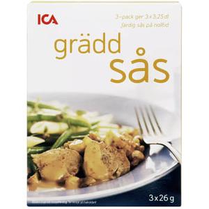ICA Gräddsås 3-p 975ml