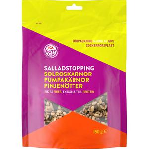ICA Gott Liv Salladstopping  Solroskärnor/Pumpakärnor/Pinjenötter 150g ICA