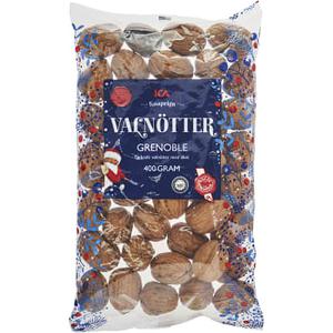 ICA Valnötter Grenoble Torkade med skal 400g
