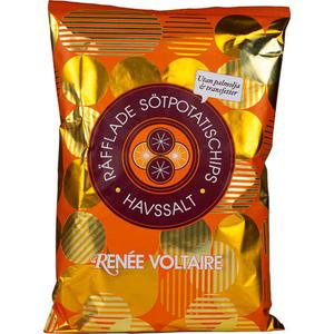 Renee Voltaire Räfflade Sötpotatischips Havssalt 125g Renée Voltaire