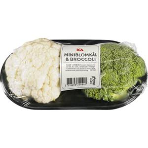 ICA Miniblomkål & broccoli 350g