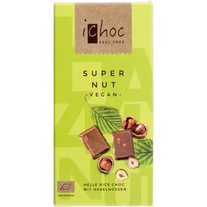ichoc Chokladkaka Vegan Super nut Ekologisk 80g
