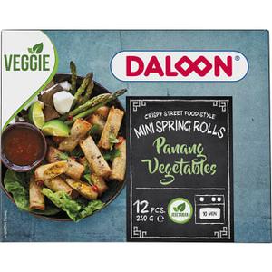 Daloon Vårrullar Panang Vegetable 240g