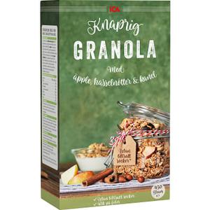 ICA Granola Äpple Kanel 450g