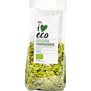 ICA I love eco Pumpakärnor 300g