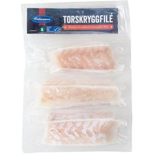 Fisherman Seafood Torskryggfilé Fryst 3x100g MSC Fisherman