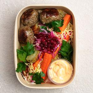 Kalf & Hansen Köttbullar med Potatis & Chillimajonnäs EKO/Krav 450g