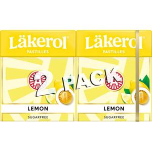 Läkerol Lemon 2x25g