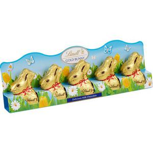 Lindt Guldhare Choklad 5x10g