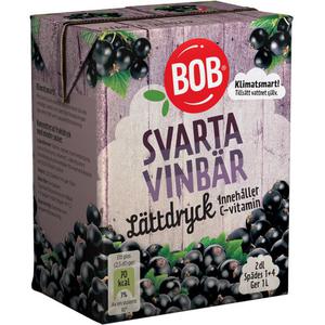 Bob Lättdryck Svarta Vinbär 2dl BOB