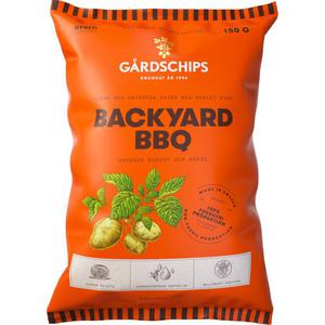 Gårdschips Potatischips Backyard BBQ 150g