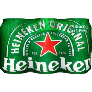 Heineken Öl Lager 3,5% 6x33cl