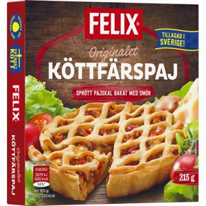 Felix Köttfärspaj Fryst 215g