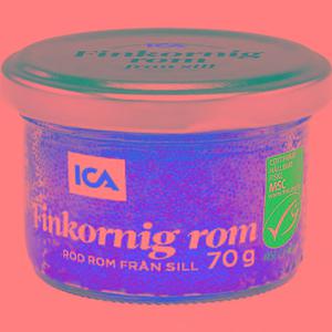 ICA Caviar röd finkornig 70g