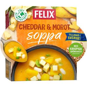 Felix Soppa Cheddar & Morot Fryst 350g