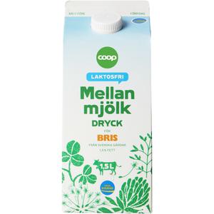 COOP Laktosfri Mellanmjölk